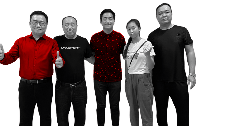 Grupo de personas posando para la foto de la visita en china